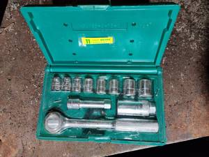 lot 6606 image: S-K Tools Ratchet Set in Plastic Case