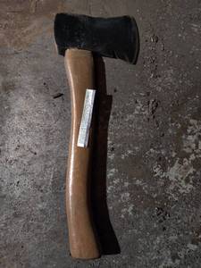 lot 6561 image: Marion-USA G77 Wood Handled Hatchet