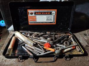 lot 6564 image: Tap & Die Set in Metal Box