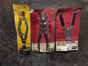 lot 6645 image: Ring Pliers Lot