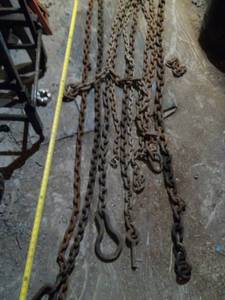 lot 6713 image: Barrel of TowLog Chain Multiple Lengths