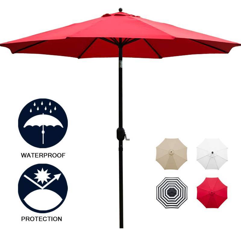 Sunnyglade 11ft Patio Umbrella Garden Canopy Outdoor Table Market Umbrella With Tilt And Crank Red Swishy Arrow Prime That Can T Be Delivered Or Damaged Box Treasures Buried On Every Page