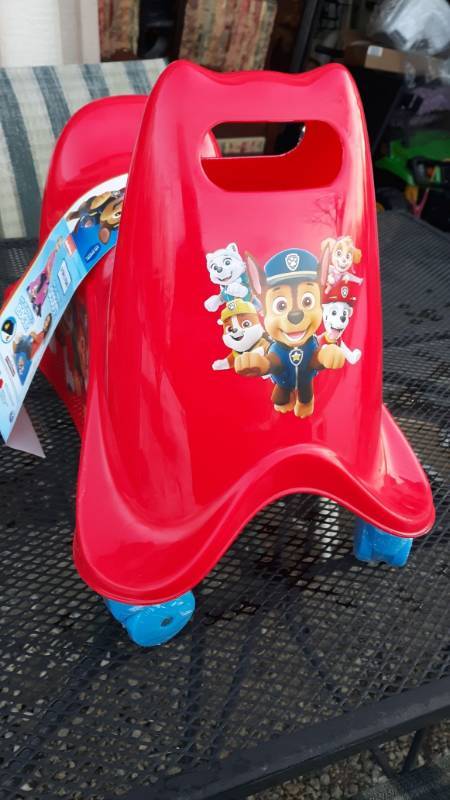 paw patrol scoot and ride