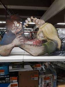 lot 31425 image: HUNGRY ZOMBIES SELFIE BACKDROP