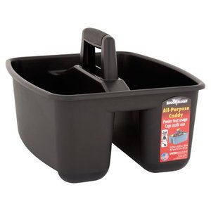 lot 31489 image: United Solutions Rough and Rugged Multi-Purpose Utility Caddy, Black, 15.62 x 13.25 x 10