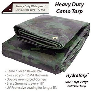 lot 34155 image: HYDRATARP Heavy Duty Camo Tarp