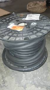lot 34950 image: Cerrowire 283-4204C 100-Foot 64 SOOW Rubber Flexible Extra Heavy Duty Cord, Black, $404 On Retail