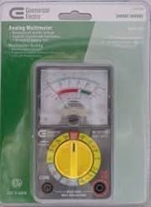lot 34970 image: Commercial Electric Analogue Multimeter M1015B 300V CAT II