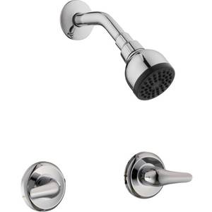lot 35001 image: Glacier Bay Aragon 2-Handle 1-Spray Shower Faucet in Chrome (Valve Included), Grey