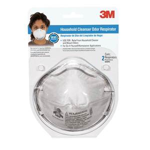 lot 35243 image: 3M Household Cleanser Odor Respirator, 7 Count