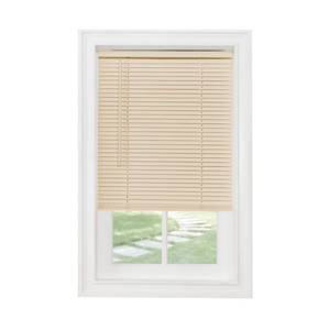 lot 35250 image: Achim Cordless GII Morningstar 1 Light Filtering Mini Window Blind, Alabaster(2 counts)