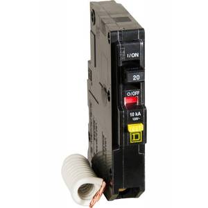 lot 36537 image: QO 20-Amp Ground Fault Circuit Breaker