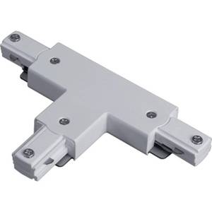 lot 36538 image: Lithonia Lighting White T-Connector Track Lighting Kit with Black Cover