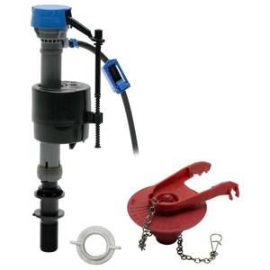 lot 36572 image: Fluidmaster 402CARHRP14 PerforMAX Toilet Fill Valve & Flapper Kit