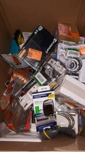 lot 36594 image: Lot of Assorted Shower Heads, Fill Valves & Flappers, Garage Door Remote, Screws, etc.