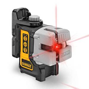 lot 35208 image: DEWALT DW089K Self Leveling 3 Beam Line Laser, Black