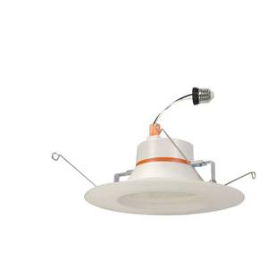lot 35217 image: Commercial Electric 56 in. Color Temperature Selectable Integrated LED Recessed Trim (2-Pack)