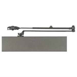 lot 35223 image: Universal Hardware Heavy-Duty All in One Bronze Commercial Door Closer
