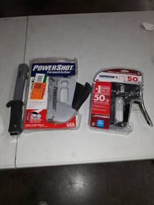 lot 35239 image: Heavy Duty Staple Guns-Powershot&Arrow