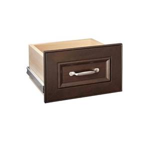 lot 35149 image: ClosetMaid Impressions 8.7 in. H x 13.39 in. W Chocolate 1-Drawer Closet Drawer Kit, Brown