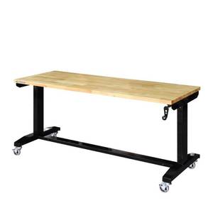 lot 35154 image: Husky 62 in. Adjustable Height Work Table