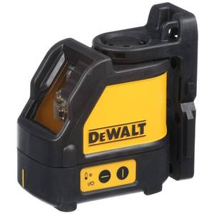 lot 35173 image: DEWALT 165 ft Red Self Levevling Cross Line Laser Level with (3) AA Batteries & Case.Retails at 150$