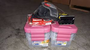lot 36601 image: Sterilite 6 QT. Latching Box 6-Pack,
