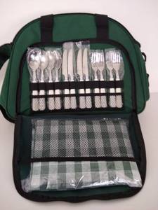 lot 5051 image: Portable Dinning Set with Convenient Travel Bag
