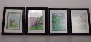 lot 5053 image: Gary Patterson Assorted Golf Prints (4 prints)