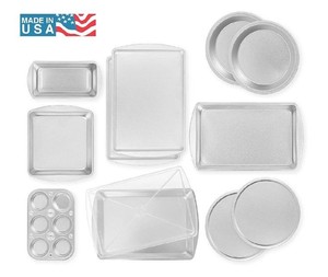 lot 5064 image: EZ Baker Uncoated, Durable Steel 12-Piece Bakeware Set