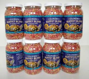 lot 5080 image: Flukers Buffet Blend Aquatic Turtle Formula for Pets, 7.5-Ounce