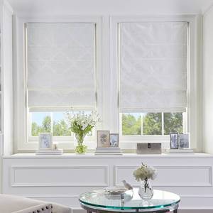 lot 5087 image: 23x64 Room Darkening Window Shade Panel Ivory - CHF Industries