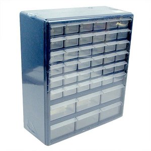 lot 5089 image: Stalwart Deluxe 42 Drawer Compartment Storage Tool Box