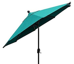 lot 5100 image: EliteShade Sunbrella 9Ft Umbrella, Teal