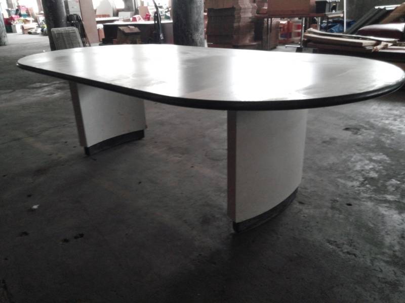lot 7697 image: Composite Oval Conference Table