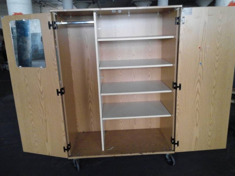 lot 7700 image: Two Door Wardrobe Cabinet