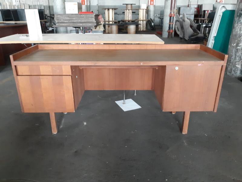 lot 7725 image: Wood DeskCredenza