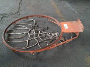 lot 10610 image: Basketball Rim wNet