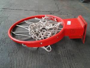 lot 10613 image: Porter TorqFlex 180 Degree Elite Flex Basketball Rim