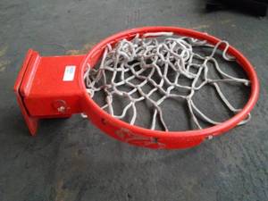 lot 10616 image: Porter TorqFlex 180 Degree Elite Flex Basketball Rim