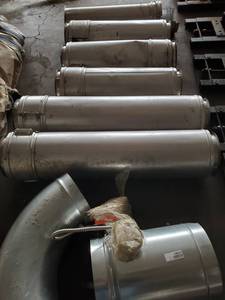 lot 10622 image: Metal-Fab Insulated Grease Duct Positive Pressure Chimney System