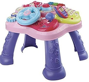 lot 15836 image: Vtech 80-181551 Magic Star Learning Table Pink Frustration Free Package Box Dmg