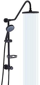 lot 15837 image: KES Retrofit Rain Shower System BRASS Diverter with 5 Function
