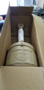 lot 15839 image: Justrite 26800B Cease-Fire Beige Cigarette Butt Receptacle
