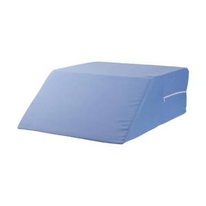lot 15849 image: DMI Ortho Bed Wedge Elevated Leg Pillow, Supportive Foam Wedge Pillow for Elevating Legs, Improved Circulation, Reducing Back Pain, Post Surgery and Injury, Recovery, Blue, 10�� x 20�� x 30.5��
