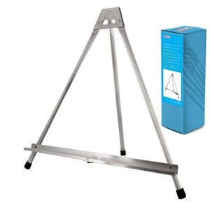 lot 15858 image: US Art Supply Aluminum Tabletop Easel Tri-Pod Display Table Top Rubber Feet