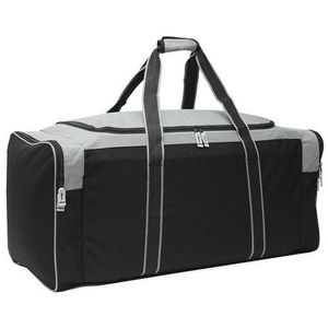 lot 15887 image: Jetstream 36 Inch 3-pocket Hockey Equipment Duffle Bag Grey