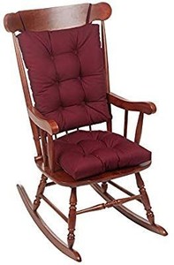 lot 15959 image: Chair Cushion Set, Burgundy
