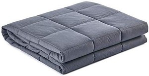 lot 15984 image: CuteKing Weighted Blanket 80x87 inches 25lbs Queen or King Size Bed