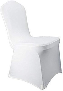 lot 15992 image: White Stretch Spandex Chair Covers Wedding - 100 PCS Banquet Events Party